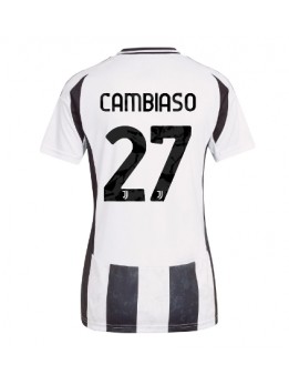 Juventus Andrea Cambiaso #27 Replika Hemmakläder Dam 2024-25 Kortärmad